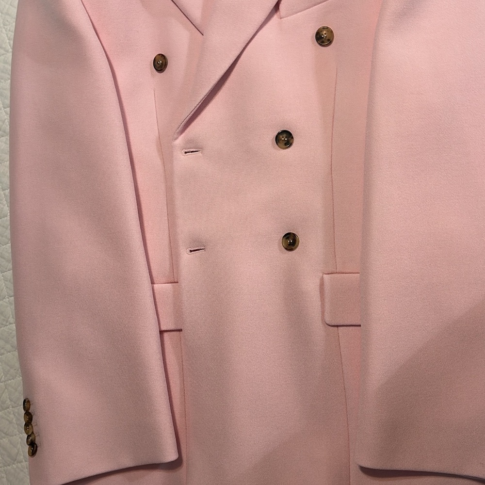 Wardrobe NYC Pink Double-Breasted Blazer - Picture 6 of 8